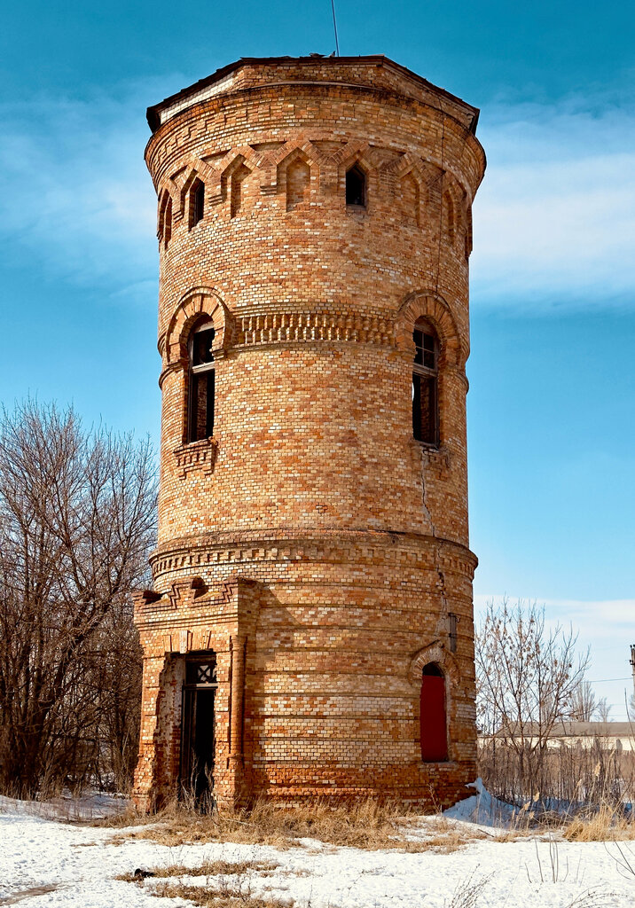 Landmark, attraction Old water tower, Saratov Oblast, photo