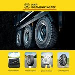Mir bolshih koles (East Bypass of Krasnodar, 14), tires and wheels