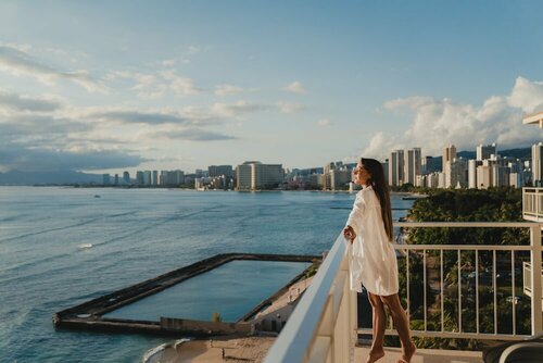 Гостиница Kaimana Beach Hotel в Штате Гавайи