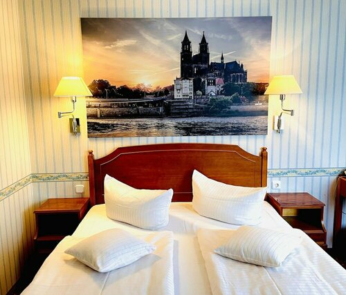 Внешний вид отеля Mercure Hotel Plaza Magdeburg в Магдебурге, фото 2