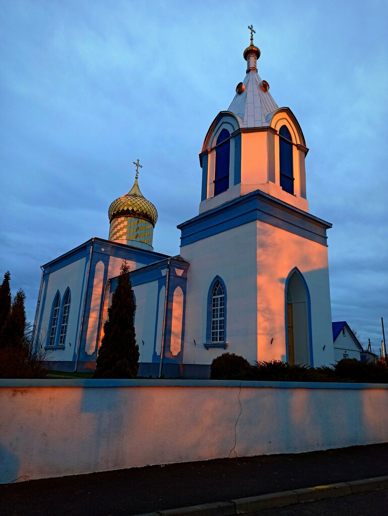 Orthodox church Church of Protection of the Holy Virgin in Alekšycy, Grodno District, photo