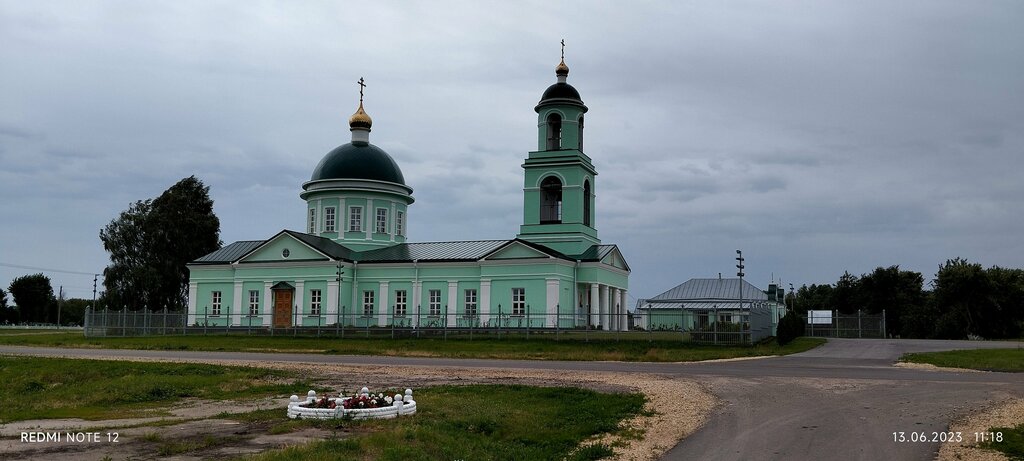 كنيسة أرثوذكسية Церковь Троицы Живоначальной ، مقاطعة ليبيتسك، صورة