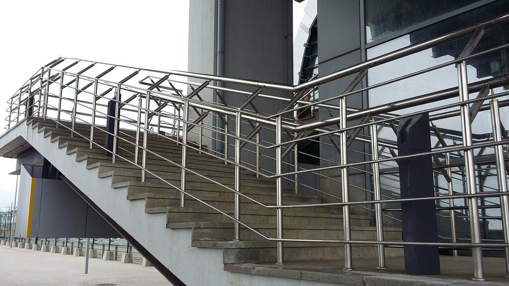 Stairs and stair railings Stainless Steel Handrails, Chimkent, photo
