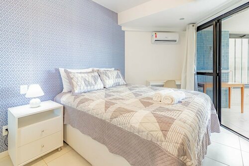 Гостиница Rv05 Excelente Quarto e Sala Pé na Areia
