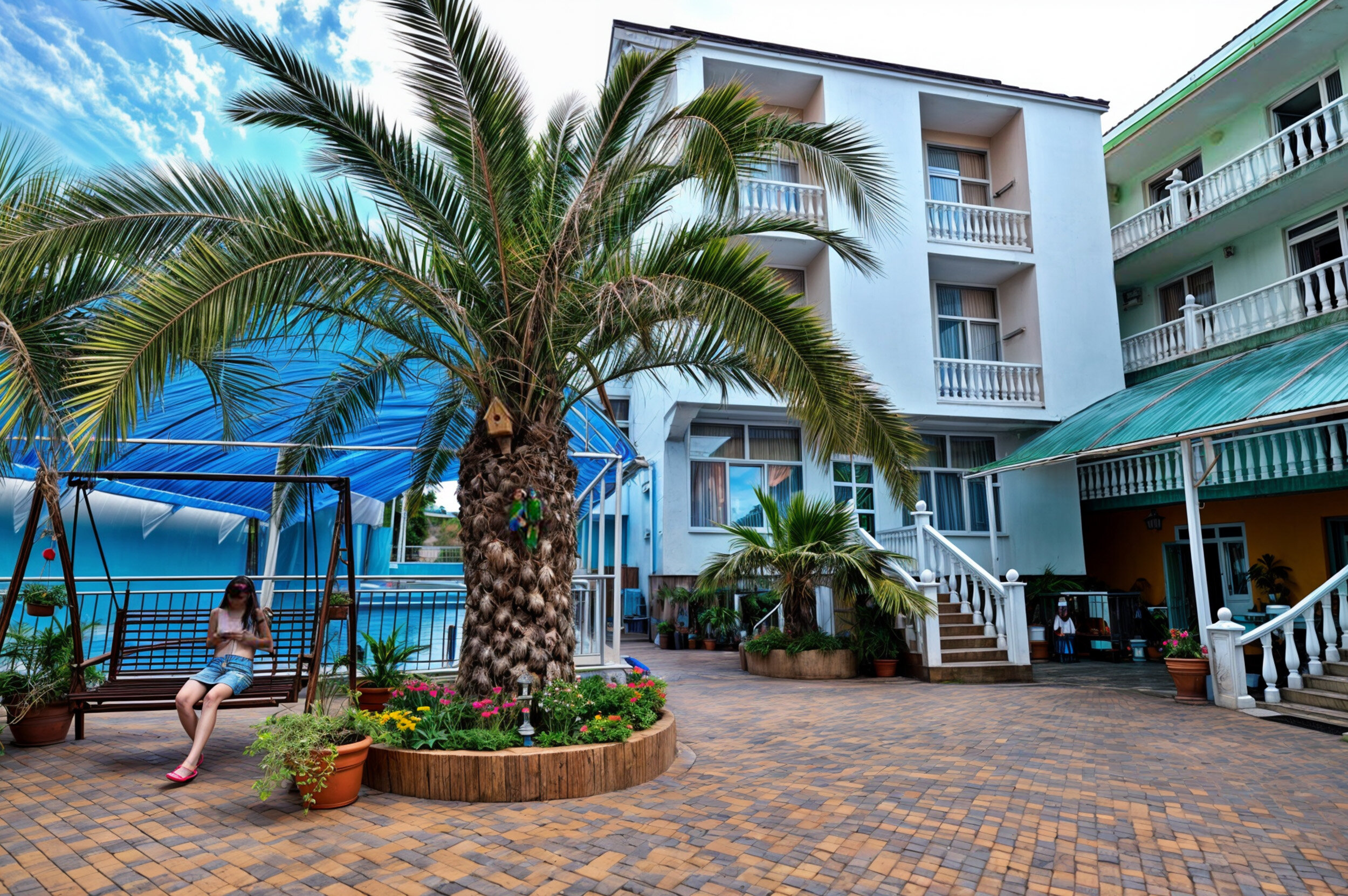 Фото Зелёный попугай