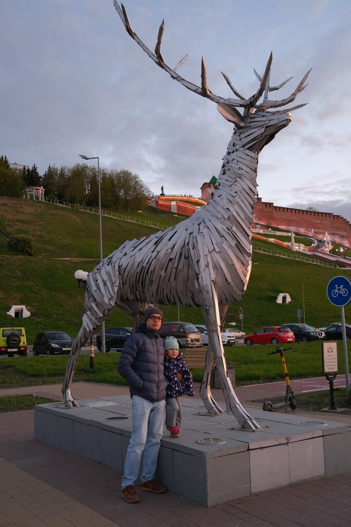 Жанровая скульптура Олень, Нижний Новгород, фото