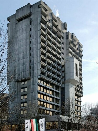 Внешний вид отеля Lindner Hotel Dusseldorf Seestern, part of JdV by Hyatt в Дюссельдорфе, фото 4