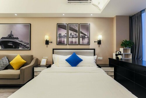 Гостиница Yue Qi Hotel Apartment в Чэнду