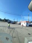 Parking lot for trucks (Tula Region, munitsipalnoye obrazovaniye Tula, Privokzalniy City administrative district), gas station