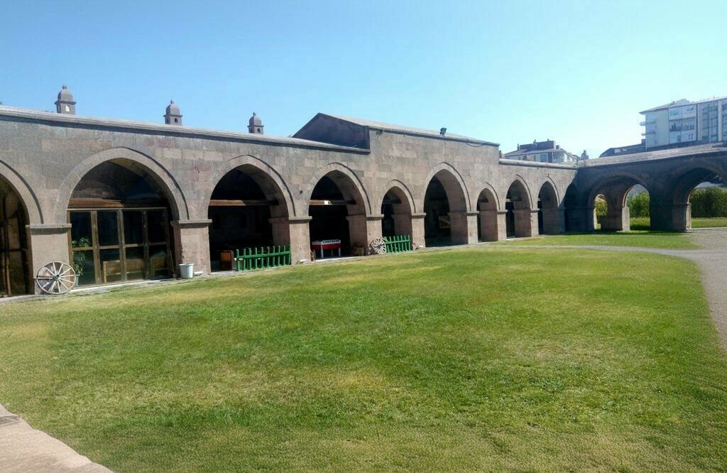 Genre sculpture Kara Mustafa Pasha Historic Bath, Incesu, photo