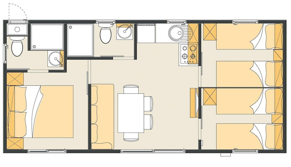 Фото Mediteran kamp Mobile Homes in Camping Puntica