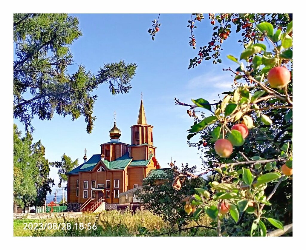 كنيسة أرثوذكسية Tserkov Nikolaya Chudotvortsa V Kultuke ، مقاطعة إيركوتسك، صورة