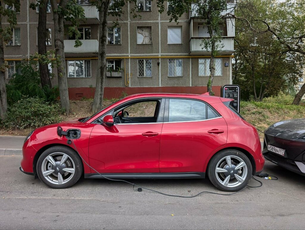 Electric car charging station Energy of Moscow, Moscow, photo