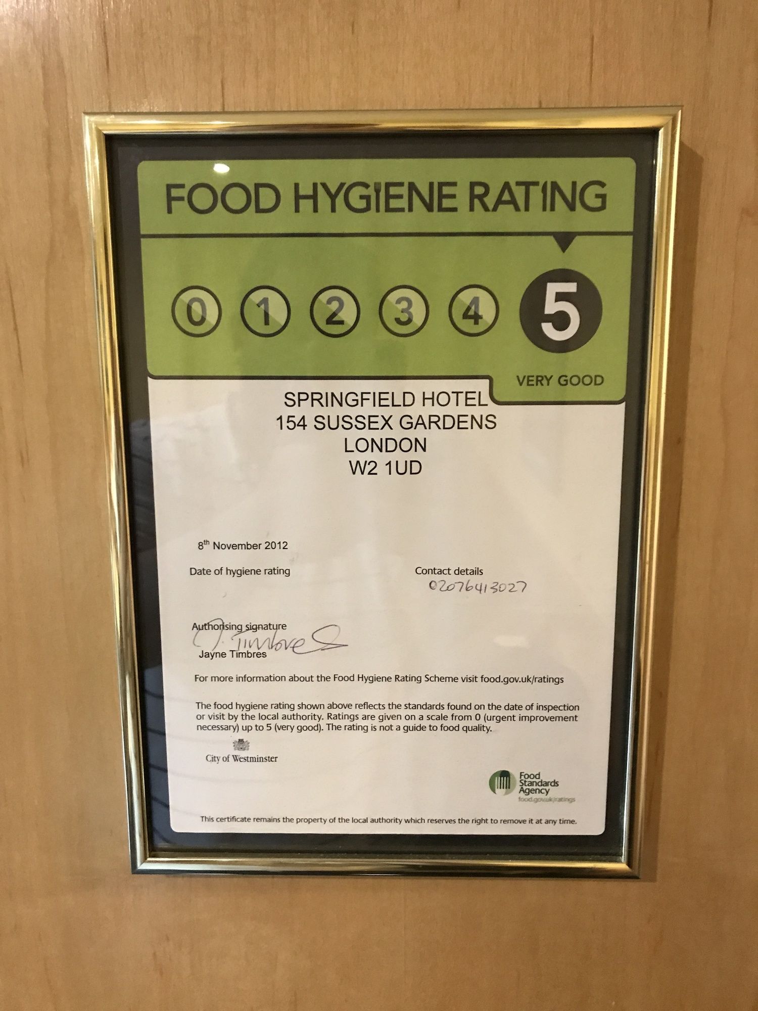 Фото Springfield Hotel London