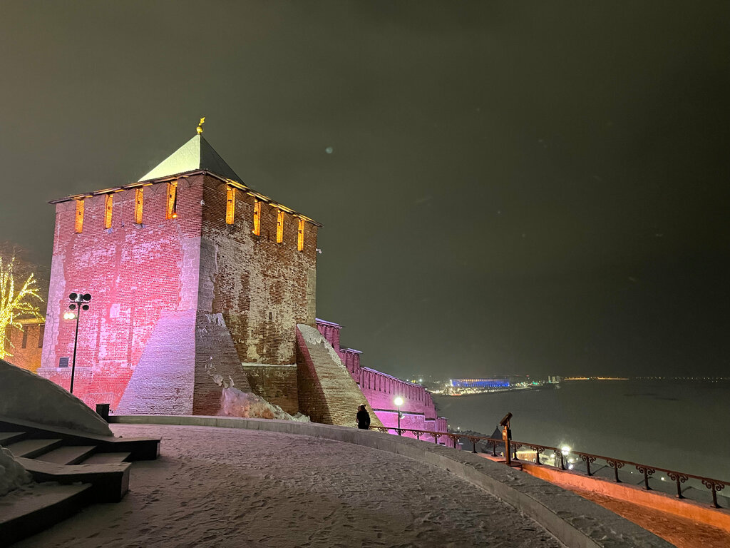 Landmark, attraction Georgievskaya tower, Nizhny Novgorod, photo