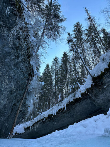 Природа Хрустальный водопад, Пермский край, фото