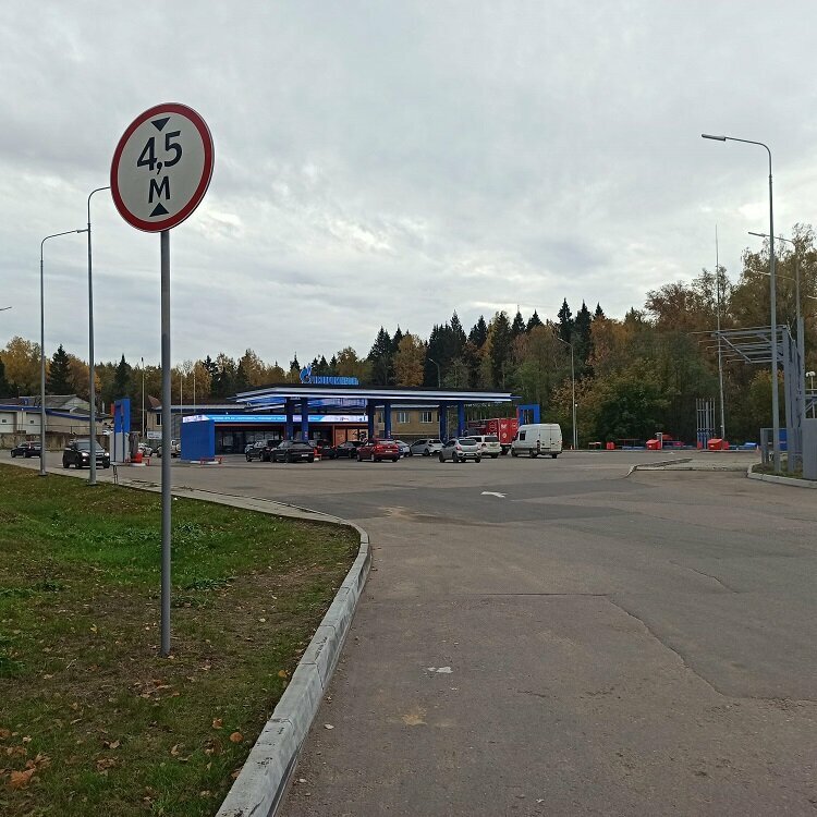 Gas station Gazpromneft, Istra, photo