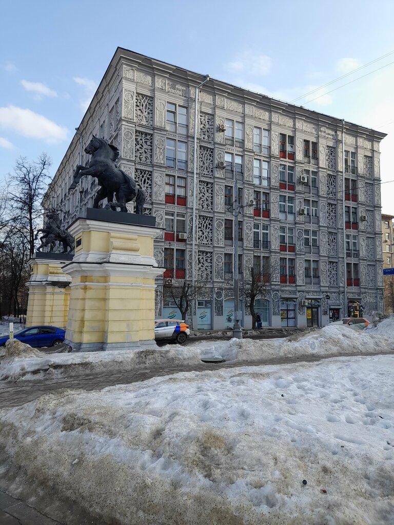 Genre sculpture Диоскуры, укрощающие коней, Moscow, photo