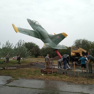 Самолёт Л-39 (Rostov Region, Zernograd), monument to technology