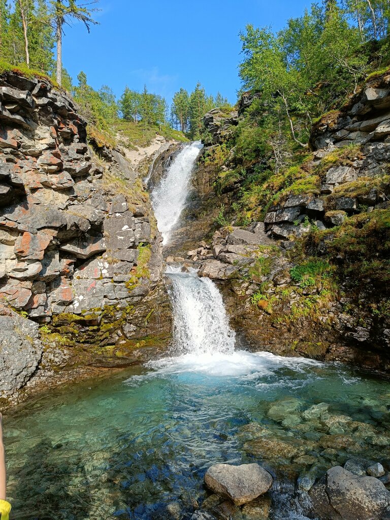 Смотровая площадка Водопад Рисйокский, Мурманская область, фото