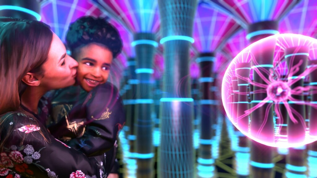 Amusement ride Sky Maze, Dubai, photo