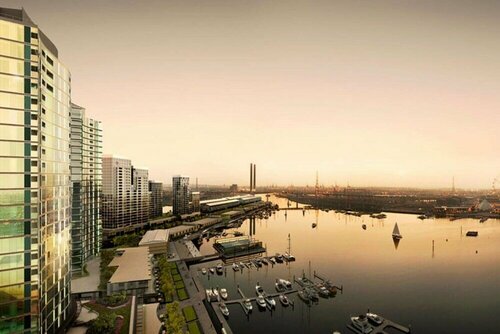 Гостиница Melbourne Docklands Concavo Seaview Apartment в Мельбурне