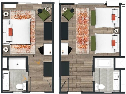 Гостиница The Cottages Hotel в Пало-Альто