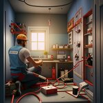 Electric Energy (ulitsa Shkadova, 2), electrical works