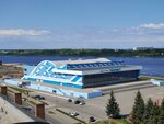 Дворец спорта Полет (Центральный микрорайон, Волжская наб., 40), спортивный комплекс в Рыбинске