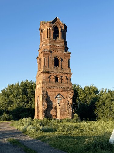 Orthodox church Bell tower of the Church of of the Archangel Michael, Lipetsk Oblast, photo