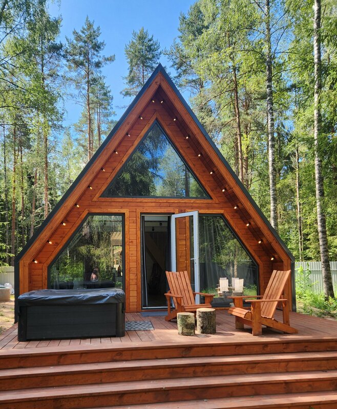 Дом отдыха A-frame Friday