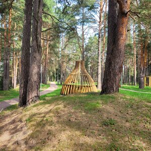 Radiance on the Eel (Kaluga Region, Yukhnov, landshaftny park Siyaniye na Ugre), place for picnic