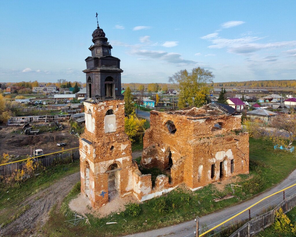Orthodox church Vozneseniya Gospodnya V Paderinskom Church, Kurgan Oblast, photo