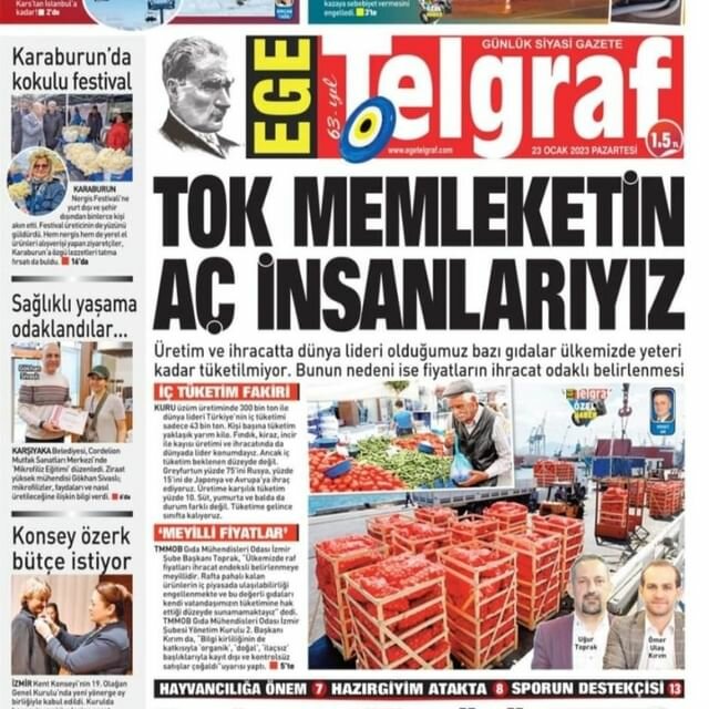 Mass media office Ege Telgraf, Izmir, photo