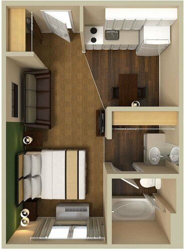 Гостиница Extended Stay America Suites Dallas Las Colinas Green Park D в Карроллтоне