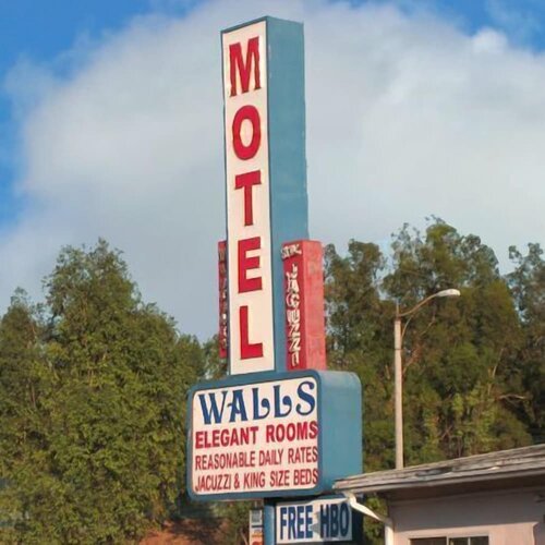 Гостиница Walls Motel Long Beach в Лонг-Бич