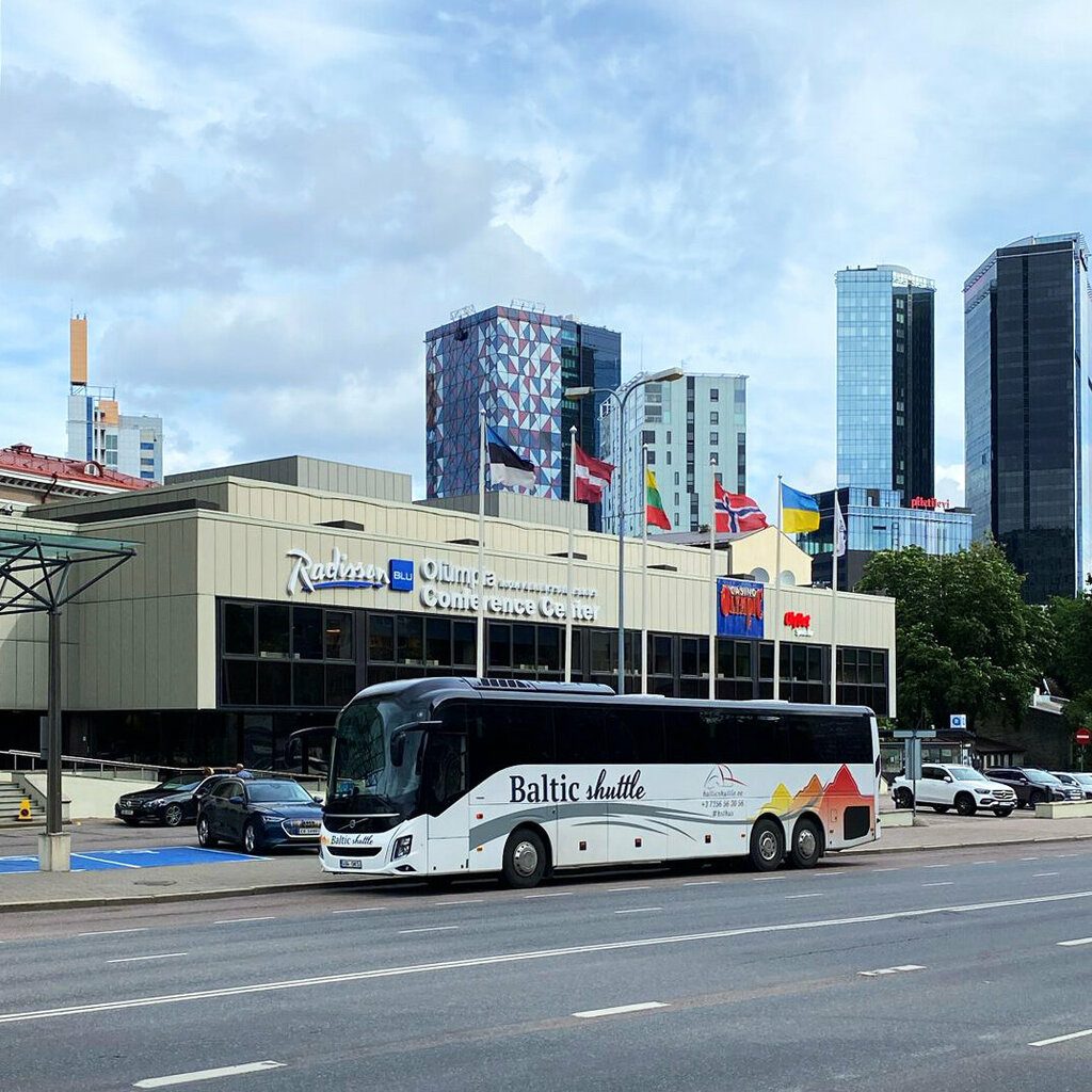 Bus transportation Baltic Shuttle, Tallinn, photo