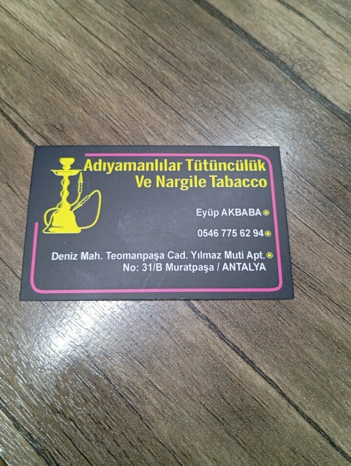 Tobacco and smoking accessories shop Adiyamanlar Tobacco and Tobacco, Antalya, photo