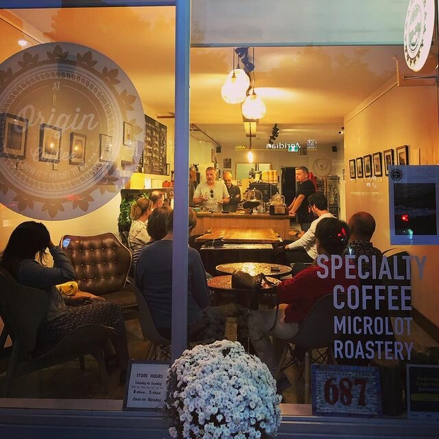 Coffee shop At Origin Coffee, Istanbul, photo