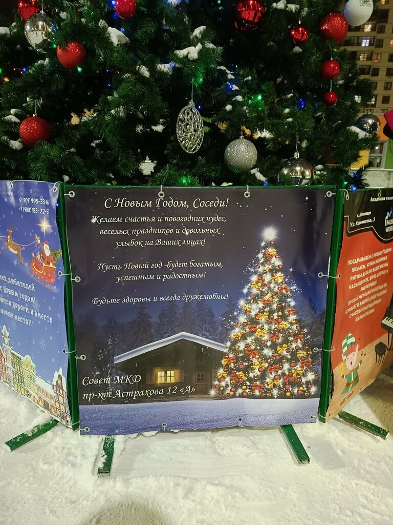 City tree Городская ёлка, Mytischi, photo