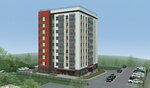 По ул. Минская (Minskaya Street, 61), complejo residencial