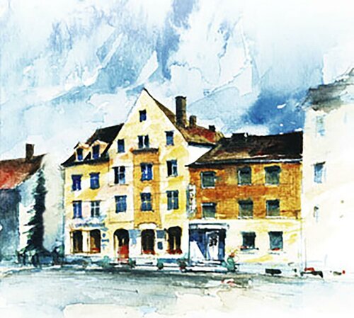 Гостиница Hotel Augsburg Goldener Falke в Аугсбурге