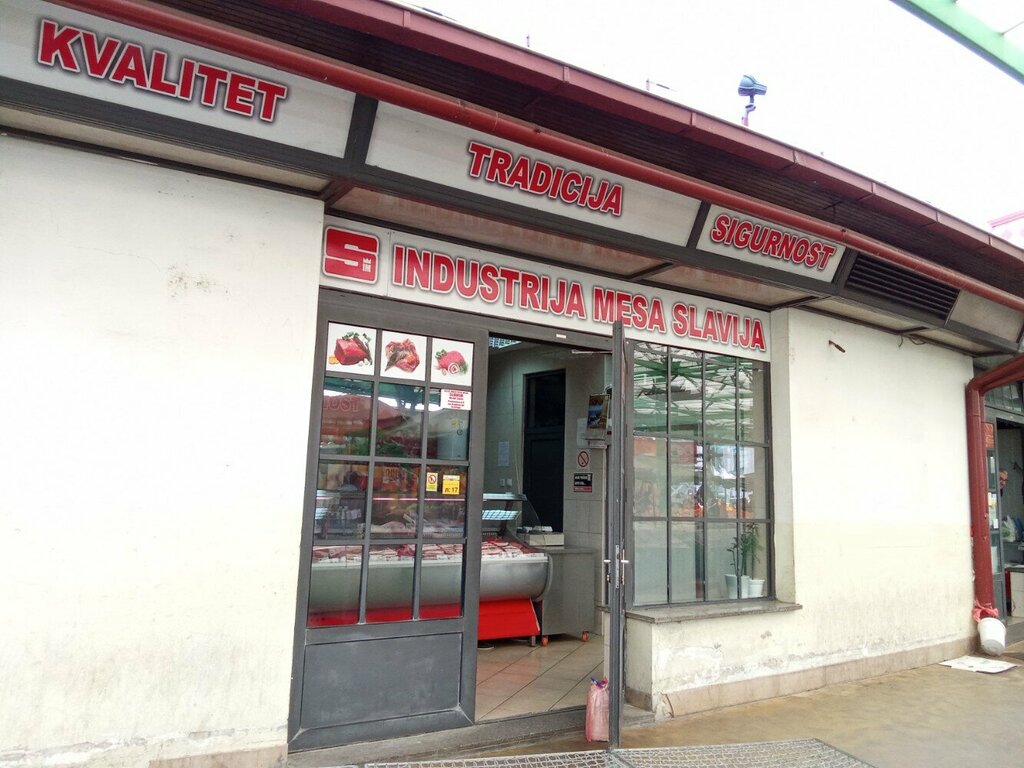 Butcher shop Slavija, Belgrade, photo