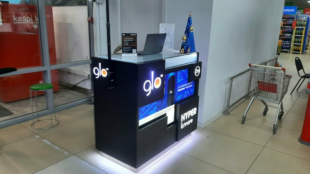 Tobacco and smoking accessories shop glo, Atyrau, photo
