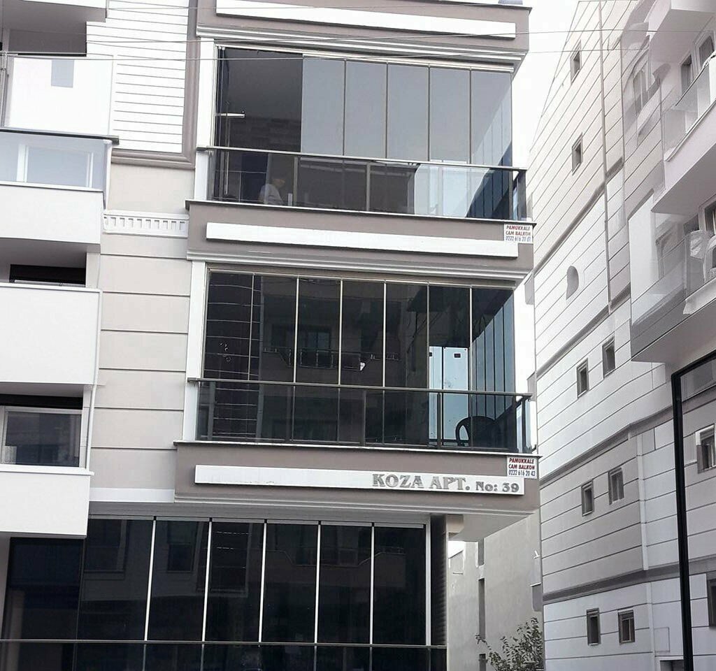 Glazing of balconies and loggias Aliaga - Bergama Pamukkale Glass Balcony, Aliaga, photo