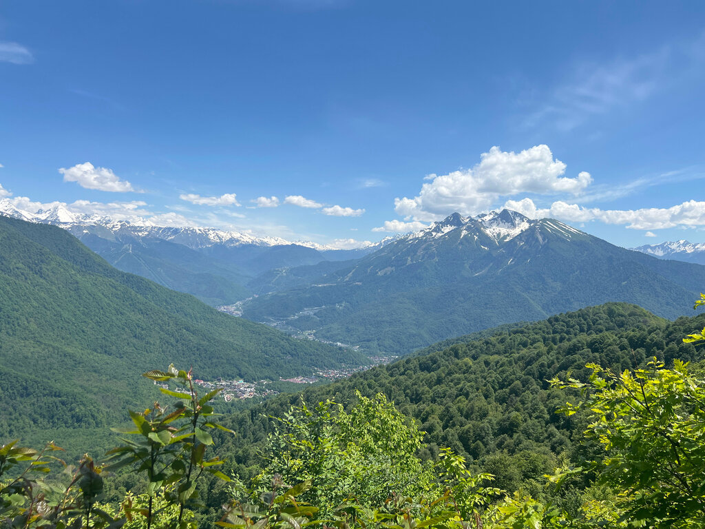 Mountain peak Вершина Греческий обзор 1400 метров, Sochi, photo