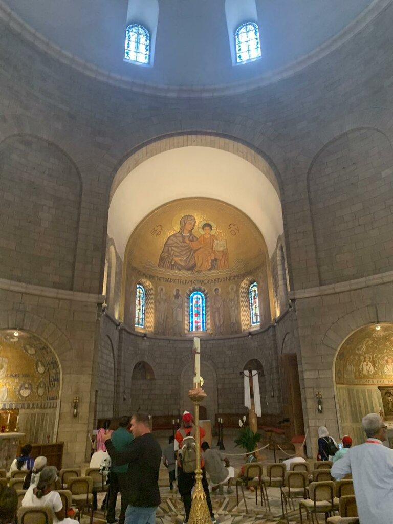 Catholic church Abbey of the Dormition, Jerusalem, photo