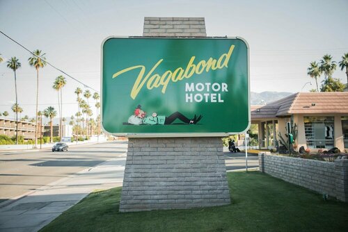 Внешний вид отеля Vagabond Motor Hotel в Палм-Спрингс, фото 1