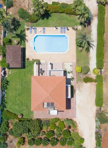 Гостиница Villa Pelagos Large Private Pool Walk to Beach Sea Views A C Wifi - 2429