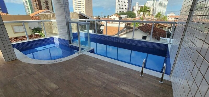 Гостиница Excelente Apto com piscina em Praia Grande